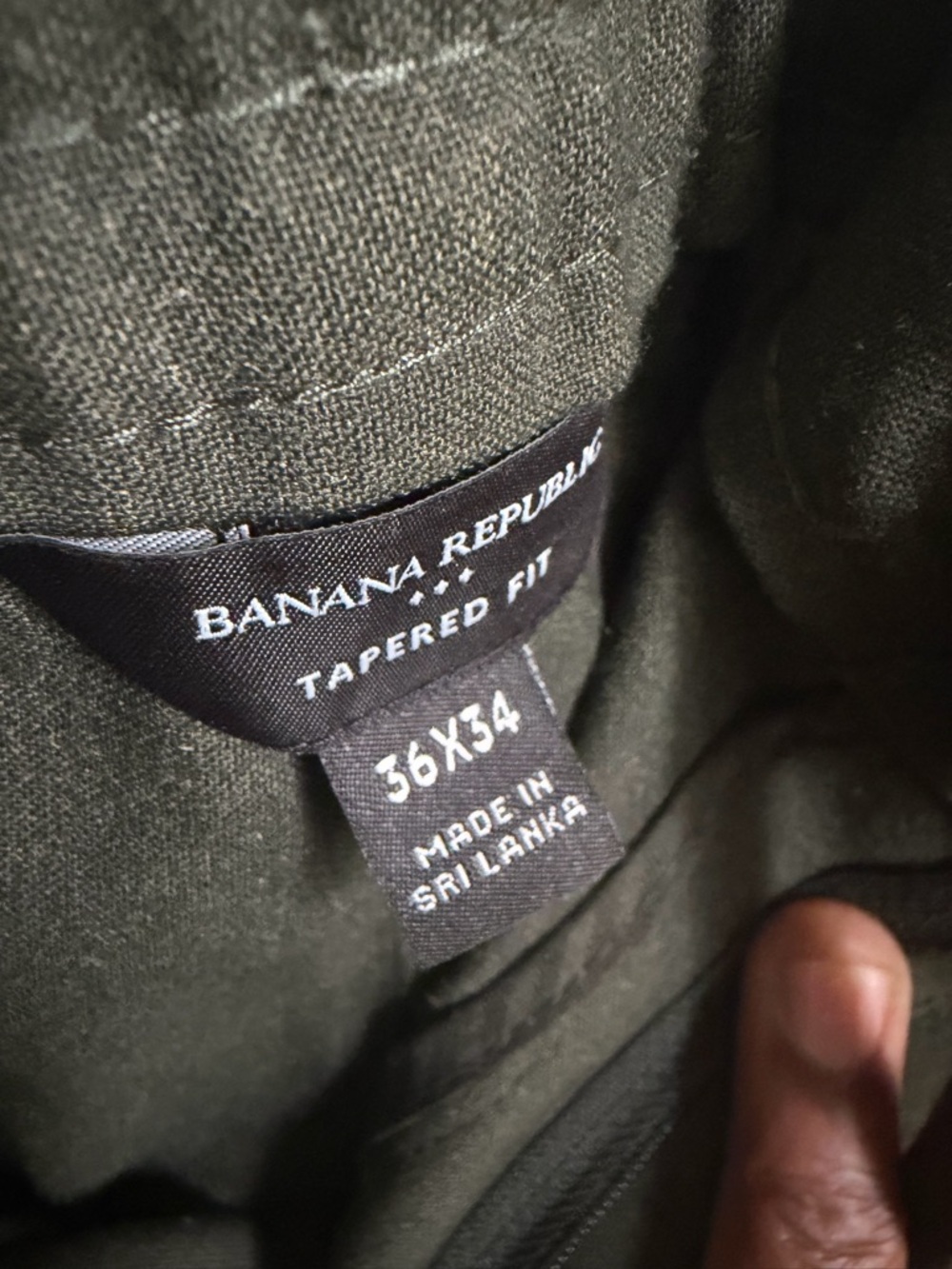 Banana Republic Olive Green Men's Tapered Jacket